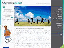 Tablet Screenshot of maitlandmedicaloccupationalhealth.com